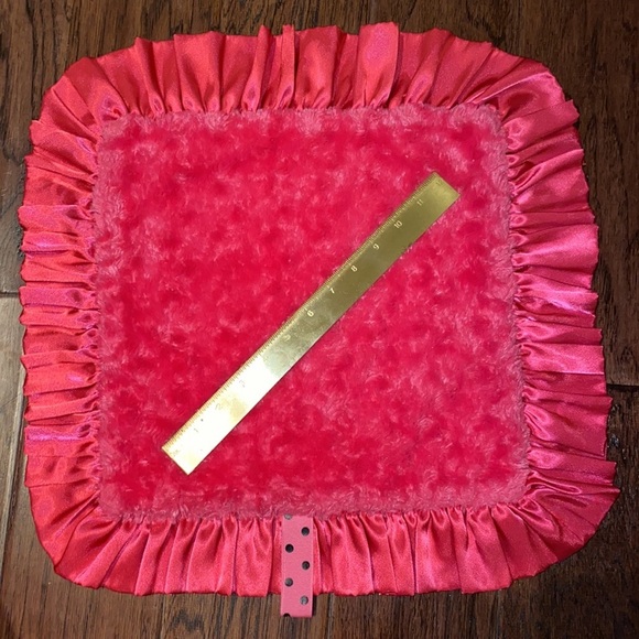 Little Yellow Chick pink zebra soft lovey blanket - Picture 9 of 14